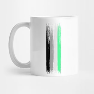 Pride Collection - Agender Pride Flag (Paint Streak/Vertical) Mug